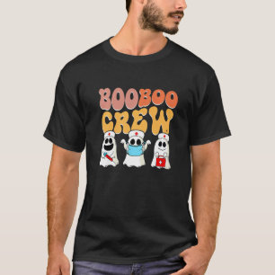 Boo Boo Crew Krankenschwester und Arzt Geister Hal T-Shirt