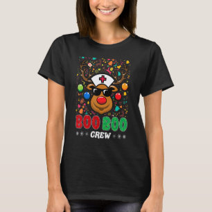Boo Boo Crew Krankenschwester Weihnachts Rentier K T-Shirt