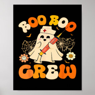 Boo Boo Crew Lustiger Geist für Krankenschwester, Poster