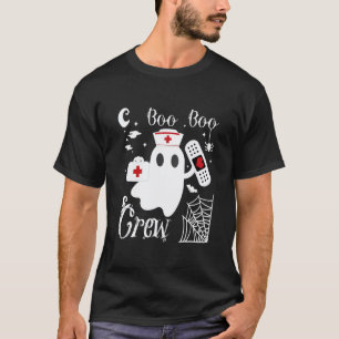 Boo Boo Crew Lustiger Geist Krankenschwester Hallo T-Shirt