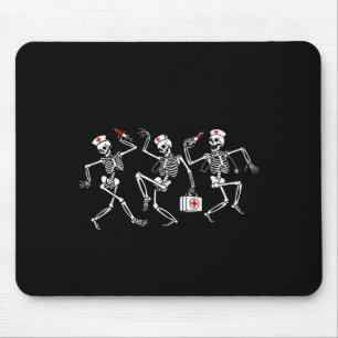Boo Boo Crew Lustiger Tanzender Skelett Krankensch Mousepad