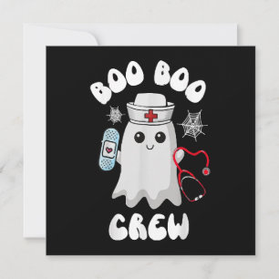 Boo Boo Crew Niedlich Nurse Ghost Funny Halloween