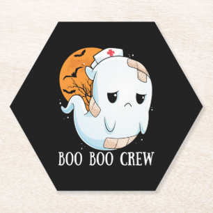 Boo-Boo-Crew NurHalloween-Kostüm für Krankenschwes Untersetzer
