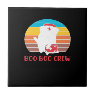 Boo Boo Crew Nurse Funny Ghost Halloween Classic T Fliese