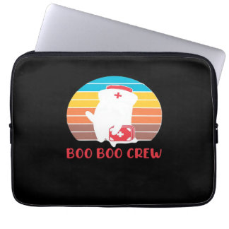 Boo Boo Crew Nurse Funny Ghost Halloween Classic T Laptopschutzhülle