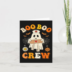 Boo Boo Crew Nurse Halloween Ghost Nursing S Karte