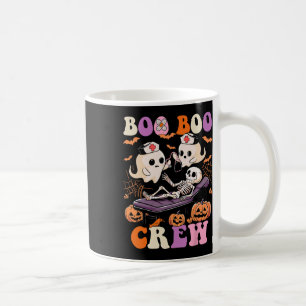 Boo Boo Crew Nurse Halloween Ghost Skelett Kranken Kaffeetasse