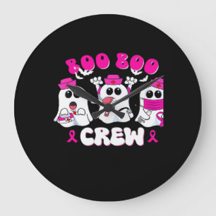 Boo Boo Crew Nurse Halloween Kostüm Ghost Breast Große Wanduhr