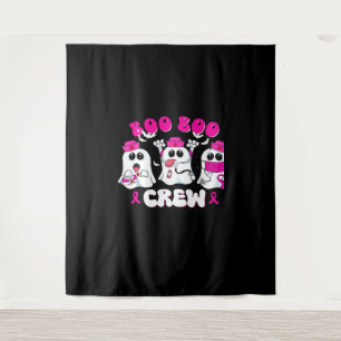 Boo Boo Crew Nurse Halloween Kostüm Ghost Breast Wandteppich