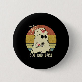 Boo Boo Crew Nurse Halloween Krankenschwester für Button