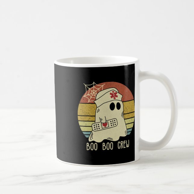 Boo Boo Crew Nurse Halloween Krankenschwester für  Kaffeetasse (Rechts)