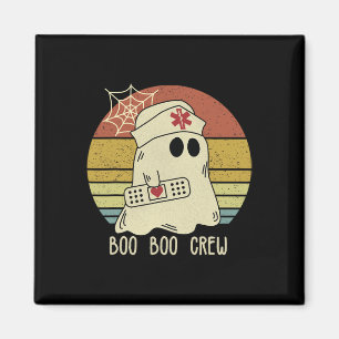 Boo Boo Crew Nurse Halloween Krankenschwester für Magnet