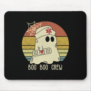 Boo Boo Crew Nurse Halloween Krankenschwester für Mousepad
