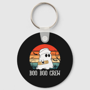 Boo Boo Crew Nurse Halloween Krankenschwester für Schlüsselanhänger