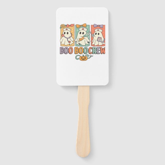 Boo boo crew nurse halloween shirt|nurse shirting  fächer (Vorderseite)