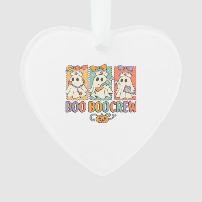 Boo boo crew nurse halloween shirt|nurse shirting  ornament (Vorderseite)