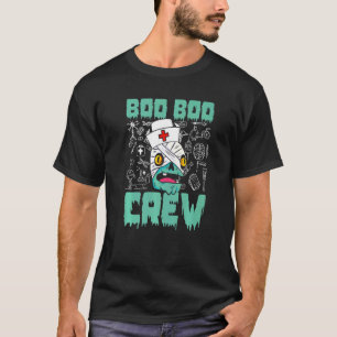 Boo Boo Crew Nurse Halloween Zombie Kostüm Matchi T-Shirt