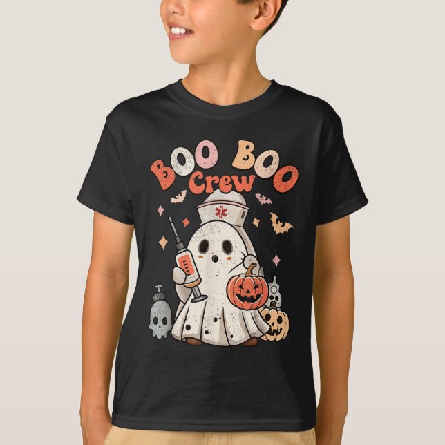 Boo Boo Crew Nurse Medical Halloween Costume  T-Shirt (Vorderseite)