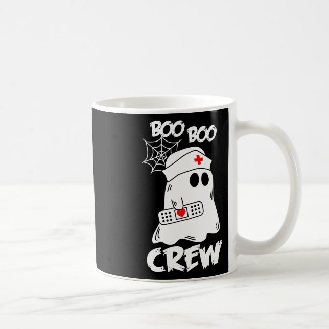 Boo Boo Crew Nurse Shirts Halloween Nuren Shirts F Kaffeetasse (Rechts)