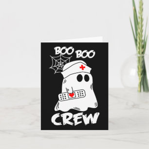 Boo Boo Crew Nurse Shirts Halloween Nuren Shirts F Karte
