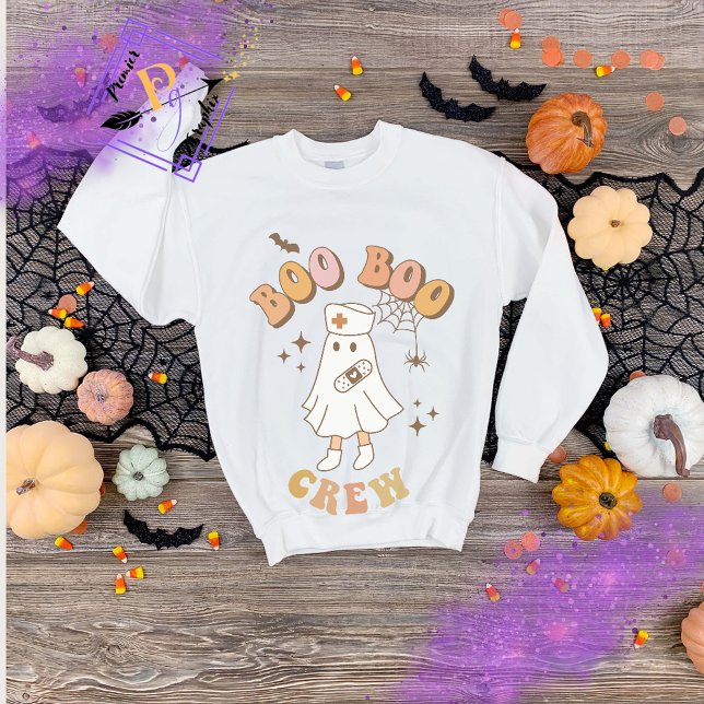 BOO BOO Crew Nurses Halloween Sweatshirt (Von Creator hochgeladen)