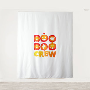 Boo Boo Crew Shirt - Funny Ghost Halloween Nurse & Wandteppich