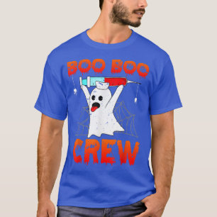 Boo Boo Crew Shirt Ghost Funny Halloween Kostüm N