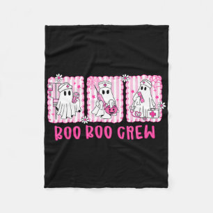 Boo Boo Crew Spooky Season Happy Halloween Funny G Fleecedecke