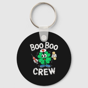 Boo Boo Crew St Patricks Day Krankenpfleger Scrub Schlüsselanhänger