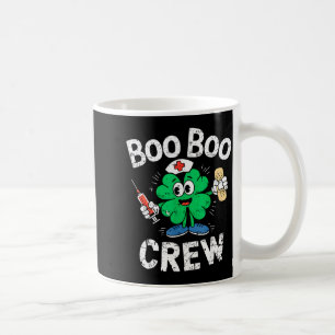 Boo Boo Crew St Patricks Day Krankenschwester Scru Kaffeetasse