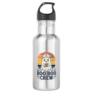Boo Boo Crew Süße Krankenschwester Geist Halloween Edelstahlflasche
