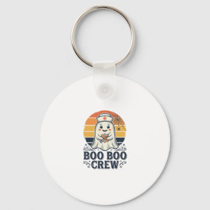 Boo Boo Crew Süße Krankenschwester Geist Halloween Schlüsselanhänger