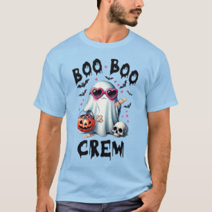 Boo Boo Crew Süßer Geist Halloween T-Shirt