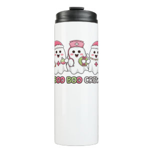 Boo Boo Crew Weihnachten, Ghost Nurse Oversized T- Thermosbecher