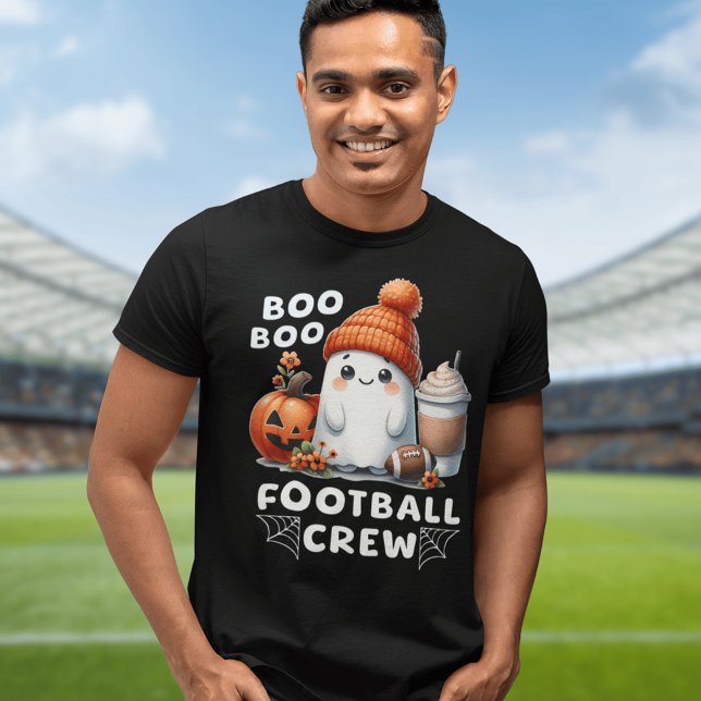 Boo Boo Football Crew Niedlich Ghost Funny Hallowe T-Shirt (Von Creator hochgeladen)