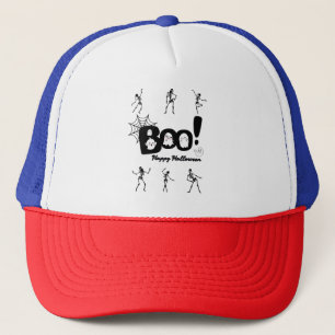 Boo Boo Geist & Skelette Halloween gruselig Truckerkappe
