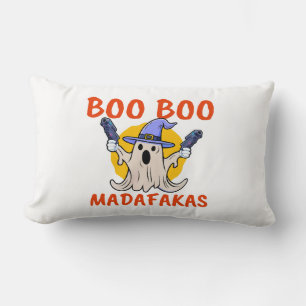 Boo Boo Madafakas Lustiger Halloween-Geist Lendenkissen
