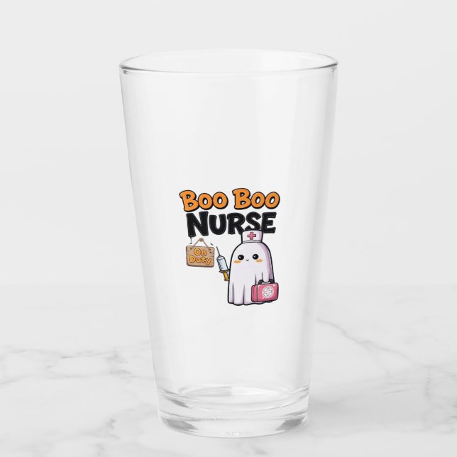Boo Boo Nurse On Duty Classic T-Shirt Glas (Vorderseite)