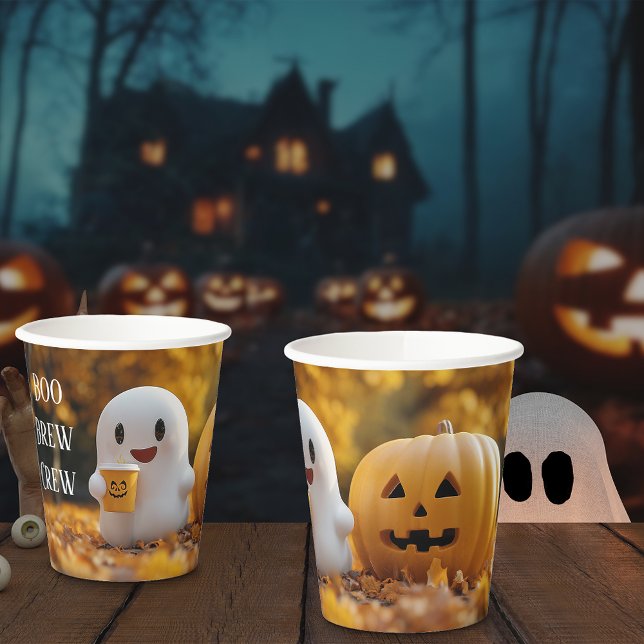 Boo Brew Crew Pappbecher (Von Creator hochgeladen)