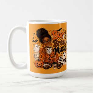 Boo Brew Musiklehrer Orange Halloween Tasse