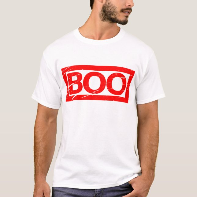 Boo-Briefmarke T-Shirt (Vorderseite)