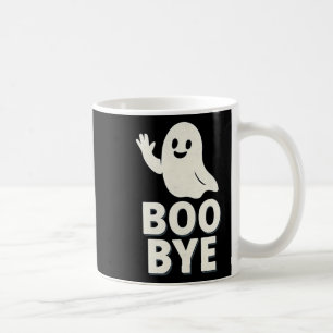 Boo Bye Ghost Halloween Graphic Print Kaffeetasse
