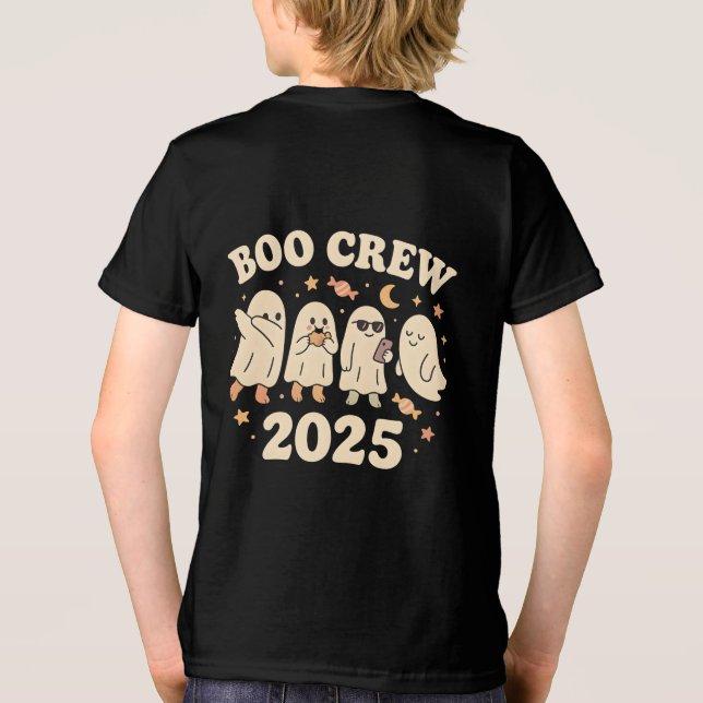 Boo Crew 2025 Trending Ghost Squad Tri-Blend Shirt (Rückseite)