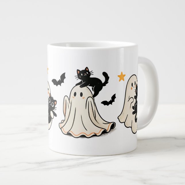 Boo Crew Brew Jumbo-Tasse (Vorderseite Rechts)