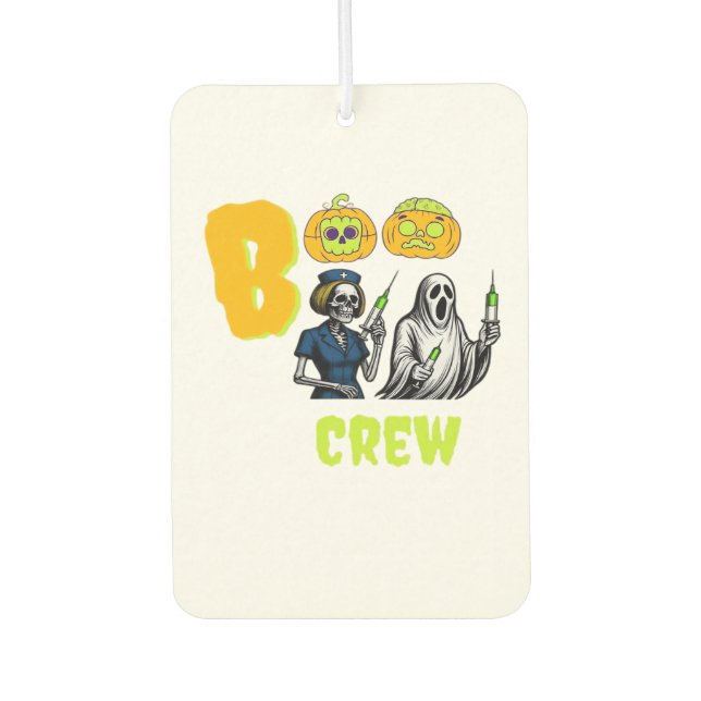 Boo Crew Classic T-Shirt Autolufterfrischer (Vorderseite)