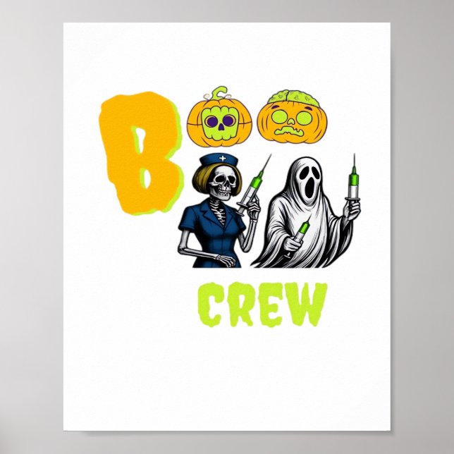 Boo Crew Classic T - Shirt Poster (Vorne)