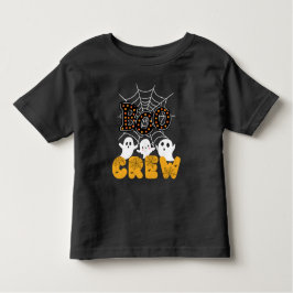 Boo-Crew-Familie Matching Funny Halloween Kleinkind T-shirt