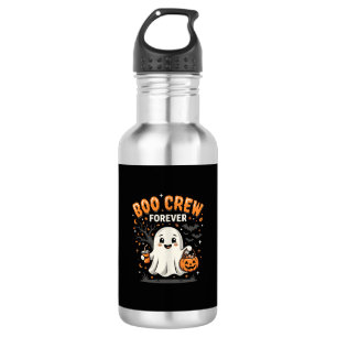 Boo Crew Forever Halloween-Geisterdesign_1 Edelstahlflasche