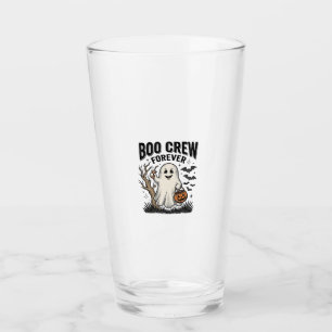 Boo Crew Forever Vintage Geist Halloween-Shirt Des Glas