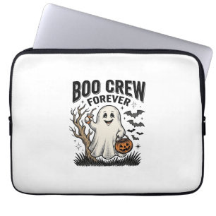 Boo Crew Forever Vintage Geist Halloween-Shirt Des Laptopschutzhülle